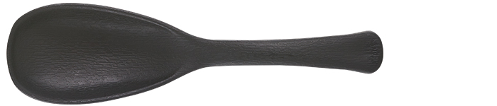 スープスプーン木目 黒