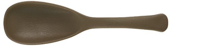 スープスプーン木目 オリーブ